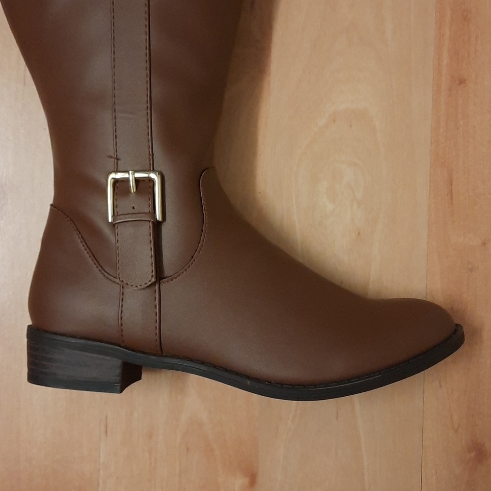 Karen Scott Deliee Cognac Riding Boots - Picture 8 of 16